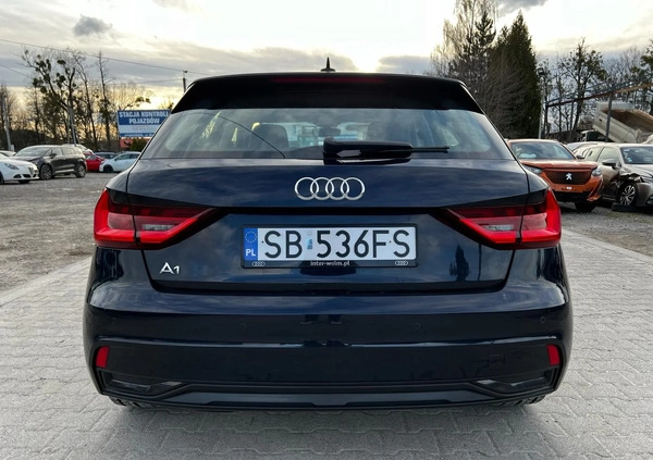 Audi A1 cena 64900 przebieg: 80346, rok produkcji 2020 z Orzesze małe 631